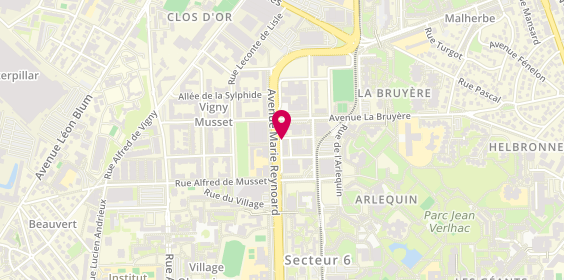 Plan de Urban Conduite, 17 avenue Marie Reynoard, 38100 Grenoble