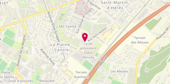 Plan de Auto Ecole du Centre, 6 Rue Simone de Beauvoir, 38400 Saint-Martin-d'Hères