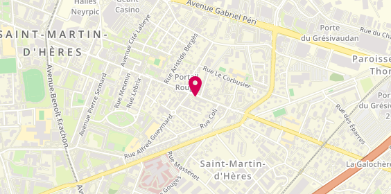 Plan de Centre d'Enseignement Routier (16), 234 avenue Ambroise Croizat, 38400 Saint-Martin-d'Hères