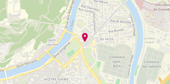 Plan de Auto Ecole de l'Ile Verte, 38 avenue Maréchal Randon, 38000 Grenoble
