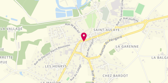 Plan de Auto-école Espagnet, Rue du Dr H Lacroix, 24410 Saint-Aulaye-Puymangou