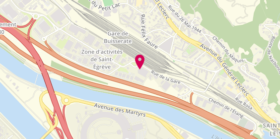 Plan de Centre de formation Lavalette, 1 Rue de la Gare, 38950 Saint-Martin-le-Vinoux
