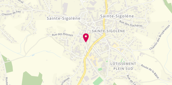 Plan de Auto Ecole Sigolénoise, 11 Rue Lieutenant-Januel, 43600 Sainte-Sigolène