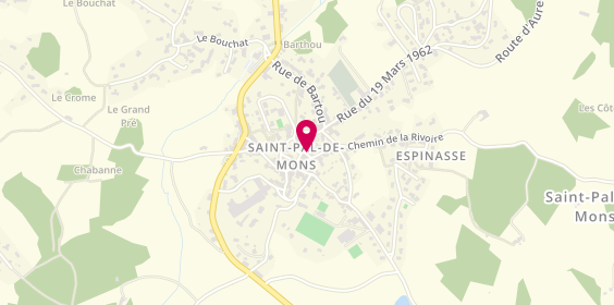 Plan de Auto Ecole Bruno, 3 Bis Rue du Soleil, 43620 Saint-Pal-de-Mons