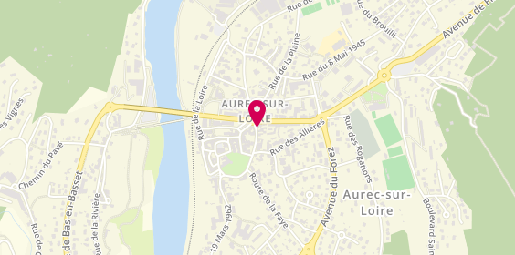 Plan de Auto Ecole Bruno, 1 Rue du Monument, 43110 Aurec-sur-Loire