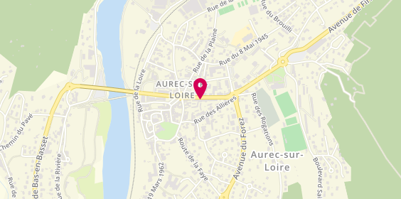 Plan de Auto-école Zig-Zag, 86 avenue de Firminy, 43110 Aurec-sur-Loire