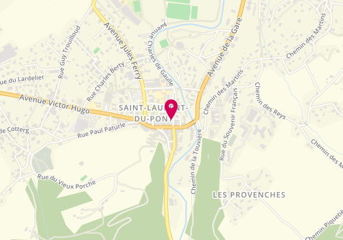 Plan de Ecoprestige, 7 avenue Charles de Gaulle, 38380 Saint-Laurent-du-Pont