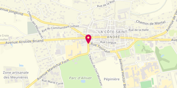 Plan de Ag Conduite, 34 Rue des Cordiers, 38260 La Côte-Saint-André