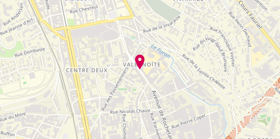 Plan de Auto école Valbenoite, 9 avenue de Rochetaillée, 42100 Saint-Étienne