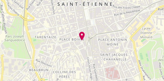 Plan de Auto École Box, 37 Rue de la Résistance, 42000 Saint-Étienne
