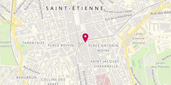 Plan de Drive Innov, 19 place du Peuple, 42000 Saint-Étienne