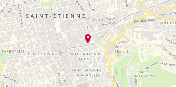 Plan de Ecole de Conduite de la liberation, 27 avenue de la Libération, 42000 Saint-Étienne