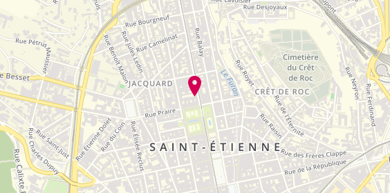 Plan de Ecole de Conduite de la Préfecture, 3 Rue Charles de Gaulle, 42000 Saint-Étienne