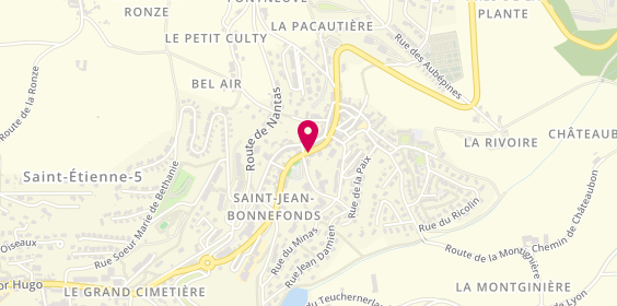 Plan de Auto-Ecole Saint Jeandaire, 9 Boulevard Aristide Briand, 42650 Saint-Jean-Bonnefonds