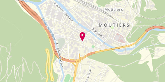 Plan de Auto-Moto-Ecole Gonthier, 176 avenue de la Libération, 73600 Moûtiers