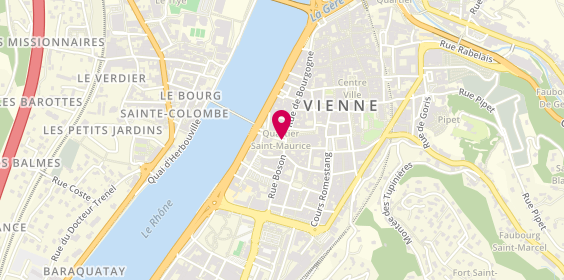 Plan de Auto Ecole Actif Permis, 20 place Saint-Maurice, 38200 Vienne