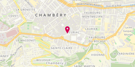 Plan de Cm Auto-Ecole, 63 Rue de la République, 73000 Chambéry