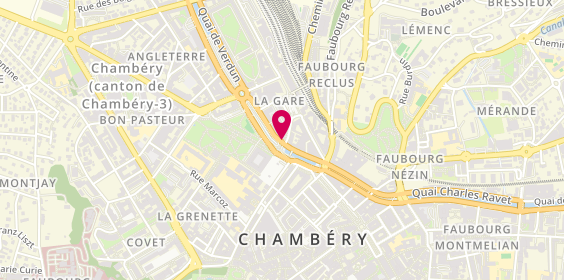 Plan de Ecole de Conduite Cer Les Allobroges, 19 Rue de la Gare, 73000 Chambéry