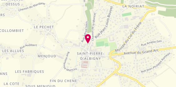Plan de Auto-école Ph. RASPAIL, 15 place de l'Europe, 73250 Saint-Pierre-d'Albigny