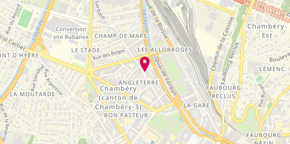 Plan de Auto Ecole des Alpes, 248/250
248 Rue Nicolas Parent, 73000 Chambéry