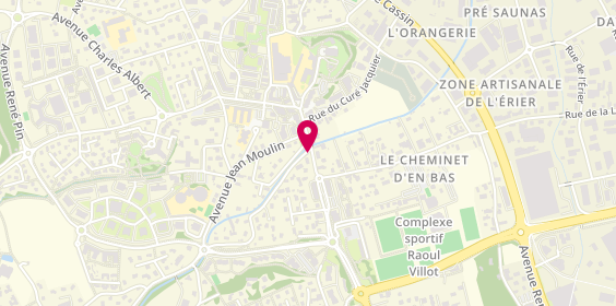 Plan de L'As du Volant, 150 avenue Costa de Beauregard, 73290 La Motte-Servolex