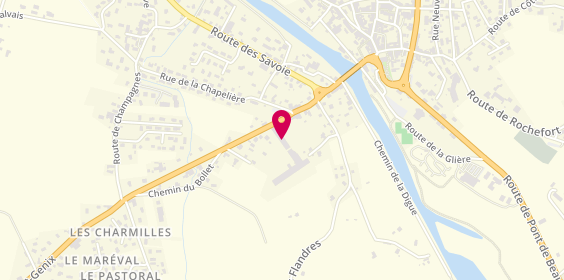 Plan de Auto Ecole 3D, 1698 Route de Saint-Genix, 38490 Aoste