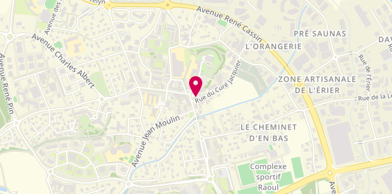 Plan de Auto-Ecole Savoy, 23 Rue Cure Jacquier, 73290 La Motte-Servolex