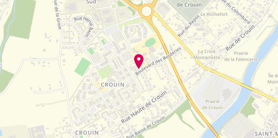 Plan de Auto Ecole de Crouin, 41 Rue de Marignan, 16100 Cognac