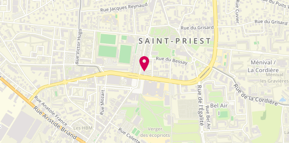 Plan de Cer Villeurbannais, 30 Rue Edmond Rostand, 69800 Saint-Priest