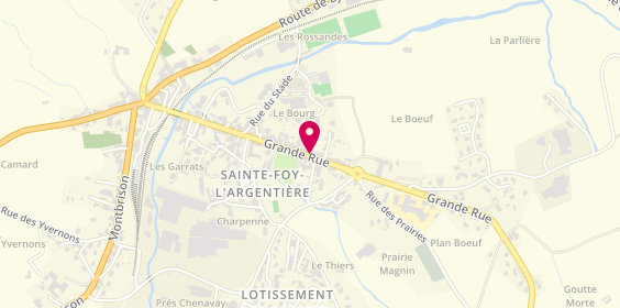 Plan de G'mon Permis, 535 Grande Rue, 69610 Sainte-Foy-l'Argentière