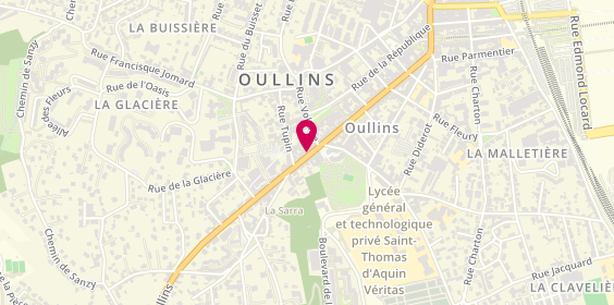 Plan de Cer Oullins, 166 Grande Rue, 69600 Oullins
