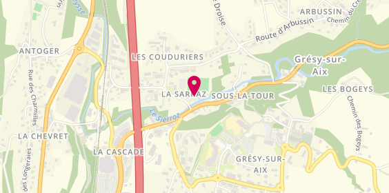 Plan de Ecole de Conduite de Grésy sur Aix, 22 Rue de Sarraz, 73100 Grésy-sur-Aix