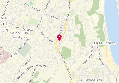 Plan de Auto Moto Ouest, 41 Grande Rue, 69110 Sainte-Foy-lès-Lyon