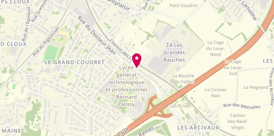 Plan de Auto-Moto Ecole Palissy, 55 Rue du Dr Jean, 17100 Saintes