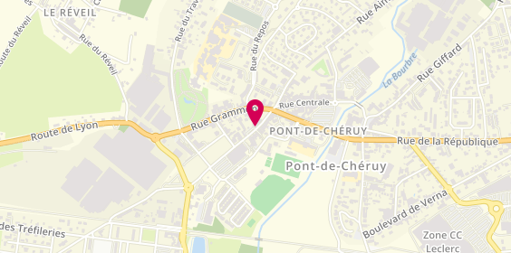 Plan de Auto Ecole la Pleiade, 20 Rue de la Liberté, 38230 Pont-de-Chéruy