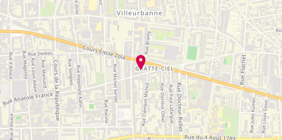 Plan de Efb, 115 Rue Anatole France, 69100 Villeurbanne