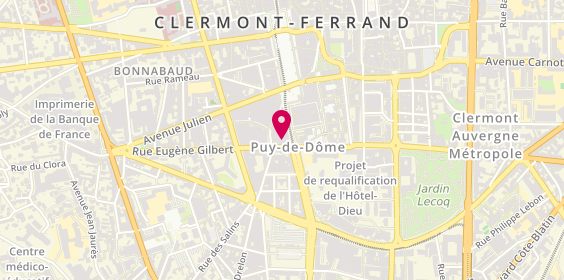 Plan de Centre Montlhery, 18 Rue Lagarlaye, 63000 Clermont-Ferrand