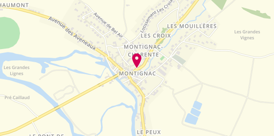 Plan de Auto Ecole Croizard, 9 avenue de la Boixe, 16330 Montignac-Charente