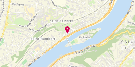 Plan de École de Conduite Saint Rambert, 4 Grande Rue de Saint Rambert, 69009 Lyon