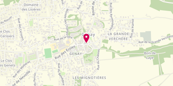 Plan de Ecole de Conduite Défi, 27 Rue de la Grande Verchère, 69730 Genay