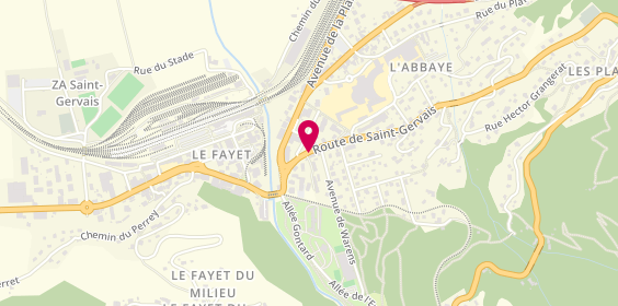 Plan de Auto Ecole 4810, 84 Route de Saint-Gervais, 74170 Saint-Gervais-les-Bains