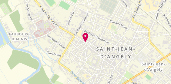 Plan de Auto-école E.C.F SAINT JEAN d'ANGELY, 56 Rue Gambetta, 17400 Saint-Jean-d'Angély