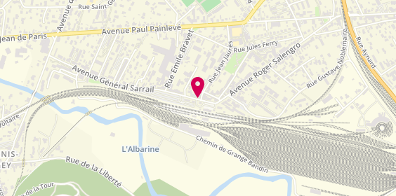 Plan de Cap'Permis, 8 avenue du Général Sarrail, 01500 Ambérieu-en-Bugey