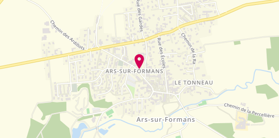 Plan de Auto Ecole Chantale Plus, 295 Rue Jean Marie Vianney, 01480 Ars-sur-Formans