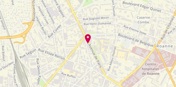 Plan de Capital E Permis - 75 Avenue Permis, 75 avenue de Paris, 42300 Roanne