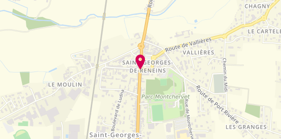 Plan de Auto école Jumel, 239 avenue Charles de Gaulle, 69830 Saint-Georges-de-Reneins