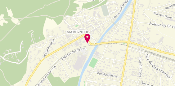 Plan de Auto-Ecole Azur, 90 avenue du Pont 9, 74970 Marignier