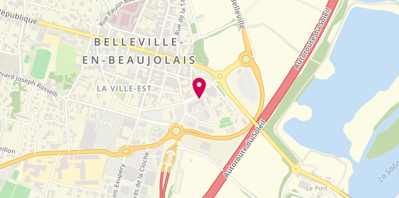 Plan de Auto ecole maisonneuve, 12 Rue des Remparts, 69220 Belleville-en-Beaujolais
