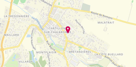 Plan de Auto école 3 Rivières Chatillon sur Chalaronne, 59 avenue de la Poste, 01400 Châtillon-sur-Chalaronne