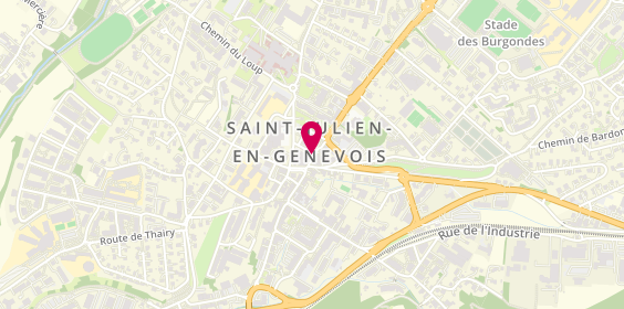 Plan de Cfcr Vindret, Bureau Permis Auto
1 place du Maquis des Glières, 74160 Saint-Julien-en-Genevois